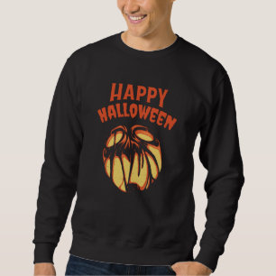 Halloween Jack o'Lantern pumpkin Sweatshirt