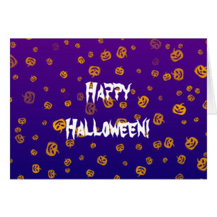 Halloween Jack Pumpkins Greeting Card