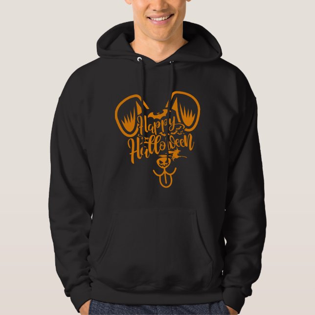 Halloween Jack Russell dog  Hoodie (Front)