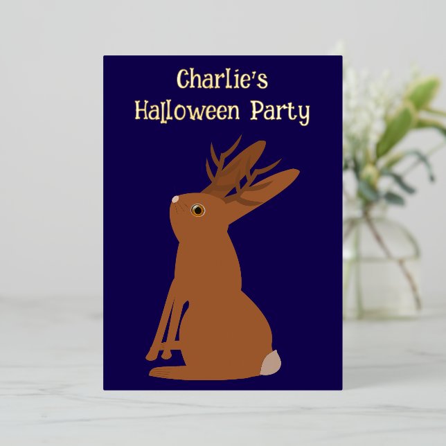 Halloween Jackalope Trick or Treat Custom (Standing Front)