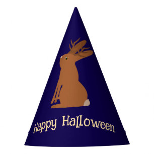 Halloween Jackalope Trick or Treat Custom Party Hat