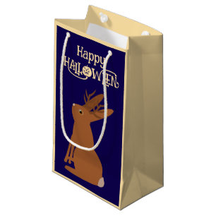Halloween Jackalope Trick or Treat Custom Small Gift Bag
