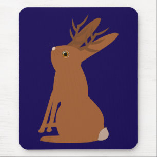 Halloween Jackalope Trick or Treat Mouse Pad