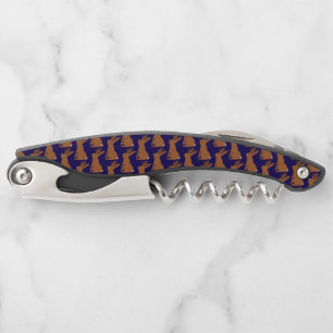 Halloween Jackalope Trick or Treat Patterned Corkscrew