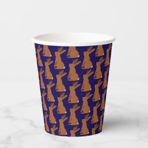Halloween Jackalope Trick or Treat Patterned Paper Cups