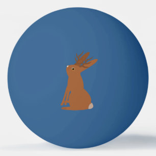 Halloween Jackalope Trick or Treat Ping Pong Ball