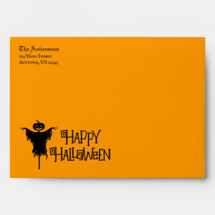 Halloween Jackolantern Scarecrow Envelopes