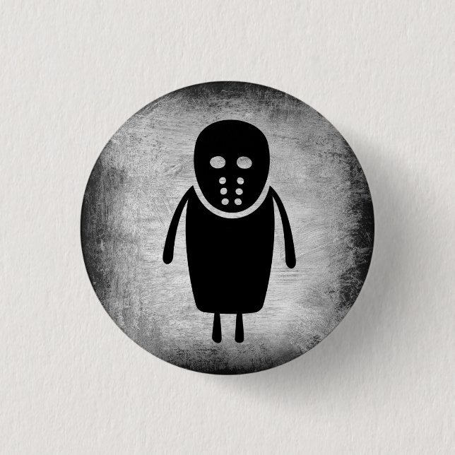 Halloween "Jason" Button (Front)