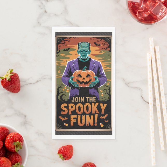 Halloween - Join the spooky Fun Napkin (Insitu)