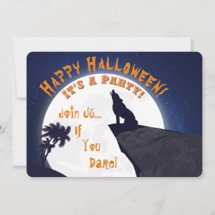 Halloween - Join Us If You Dare Invitation