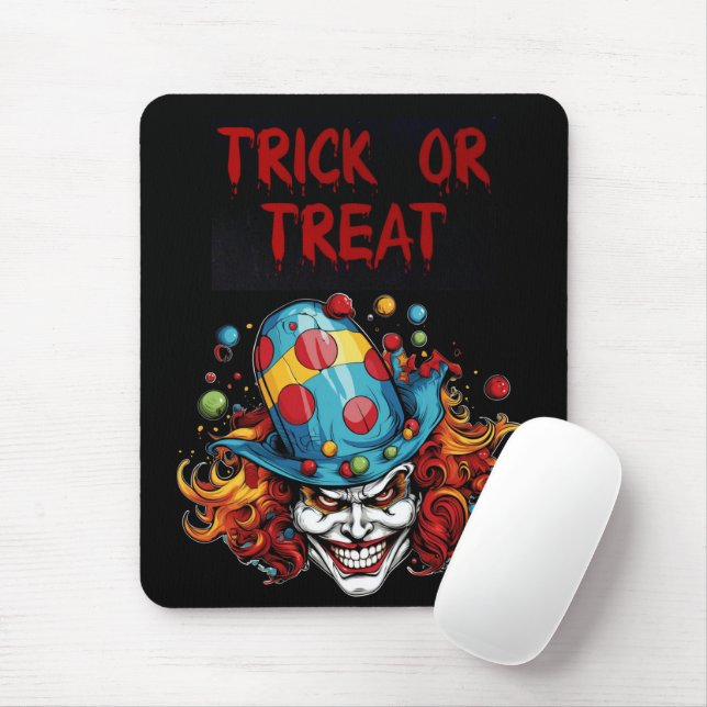 Halloween/Joker Mouse Pad (With Mouse)