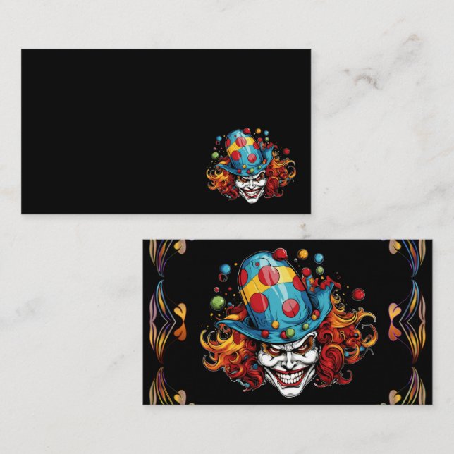 Halloween/Joker Return Business Card (Front/Back)