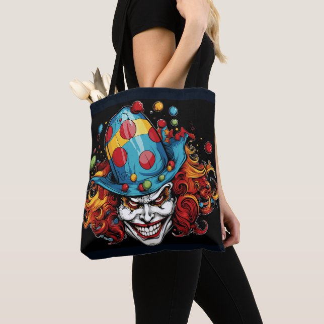 Halloween/Joker Tote Bag (Close Up)