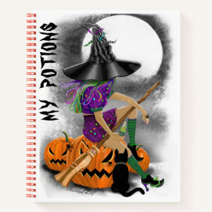 Halloween Journal/ Sketchbook/Planner Notebook