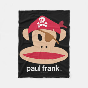 Halloween Julius Pirate Monkey Logo Fleece Blanket