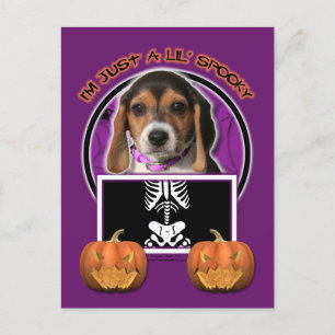 Halloween - Just a Lil Spooky - Beagle Postcard