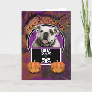 Halloween - Just a Lil Spooky - Bulldog Card