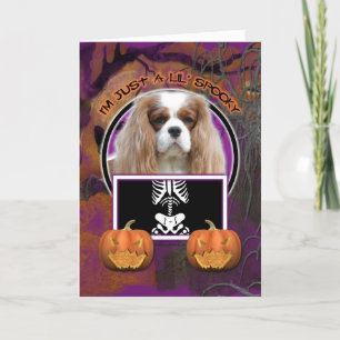 Halloween - Just a Lil Spooky - Cavalier -Blenheim Card