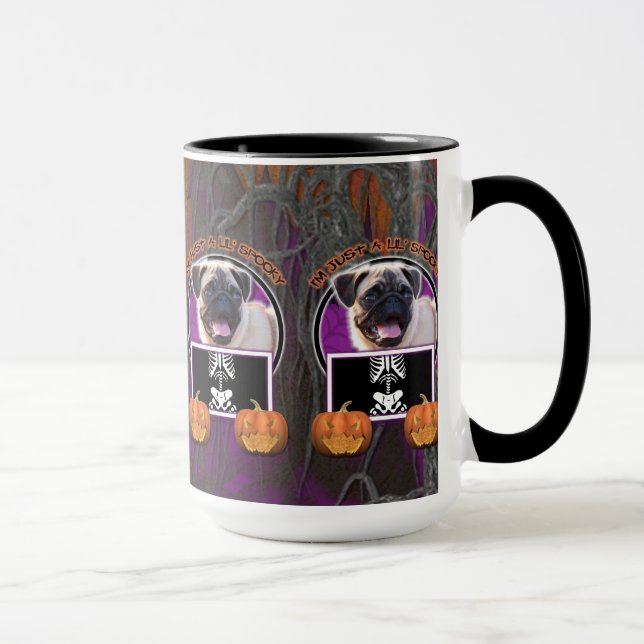 Halloween - Just a Lil Spooky - Pug Mug (Right)