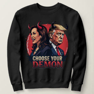 Halloween Kamala Harris Donald Trump Sweatshirt