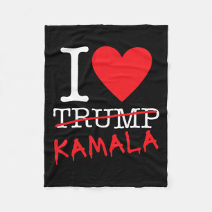 Halloween Kamala Harris November 5 2024  Fleece Blanket