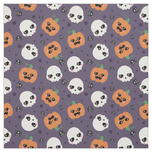 Halloween Kawaii Pattern Fabric