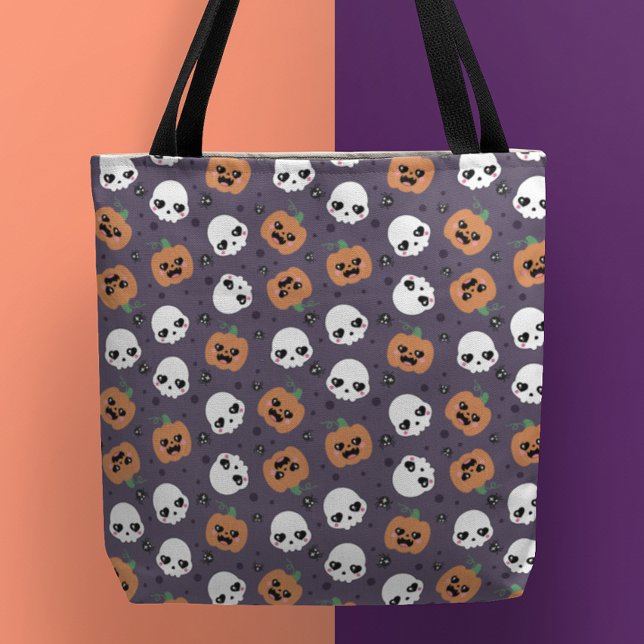 Halloween Kawaii Pattern Tote Bag (Creator Uploaded)