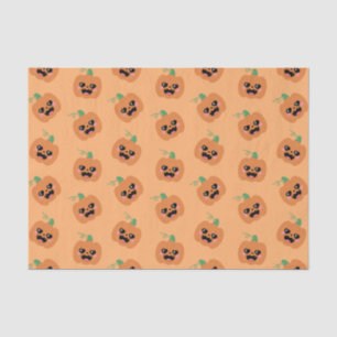 Halloween Kawaii Pumpkins Pattern Tissue Paper