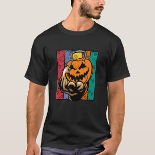 Halloween Kettlebell Gym Fitness Workout Gym Addic T-Shirt