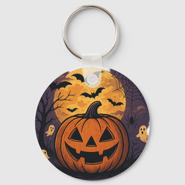 Halloween key key ring (Front)