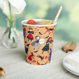 Halloween kids all-over print costume orange paper cups