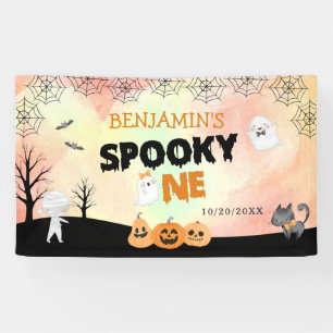 Halloween Kids Costume 1st Birthday Party Banner
