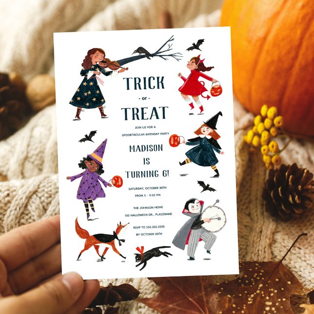 Halloween kids costume party invitation (Creator Uploaded)