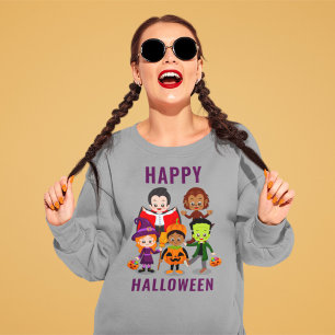 Halloween Kids’ Cute Costume Party Sweatshirt