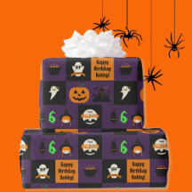 Halloween Kids Name Child's Birthday Personalise