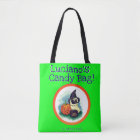 Halloween Kids Tote Bag Trick or Treat Dog Fall