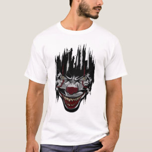 Halloween Killer Clown Mime Harlequin Scary Clowns T-Shirt