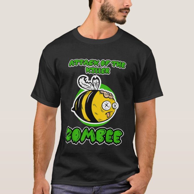 Halloween Killer Zombee Shirt for Beekeeper Zombie (Front)