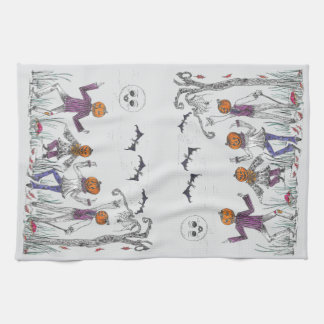 Halloween Kitchen Decor Tea Towel