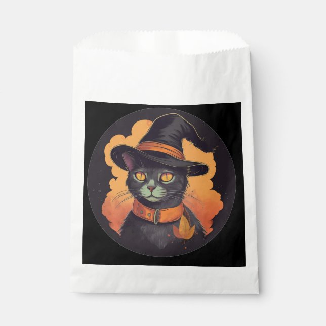 Halloween Kitty Favour Bag (Front)