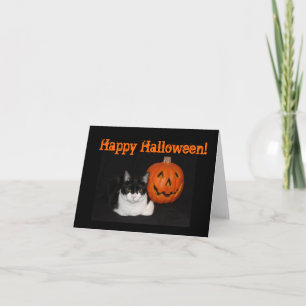 Halloween Kitty Note Card