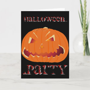 Halloween Kürbis Card