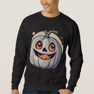 Halloween Kürbis Geist Sweatshirt