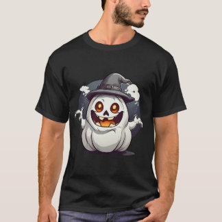 Halloween Kürbis Geist T-Shirt