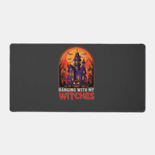 Halloween Laboratory Monster Pumpkin Moon Vector Desk Mat