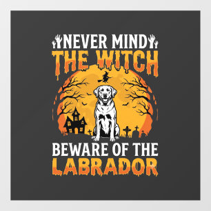Halloween Labrador Beware of the Dog