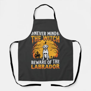 Halloween Labrador Beware of the Dog Apron