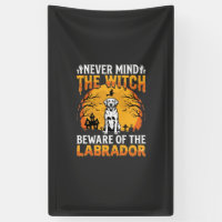 Halloween Labrador Beware of the Dog