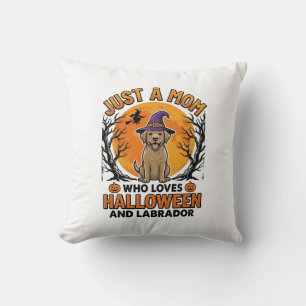 Halloween Labrador Mum Vintage Dog Design_1 Cushion