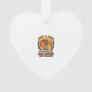 Halloween Labrador Mum Vintage Dog Design_1 Ornament